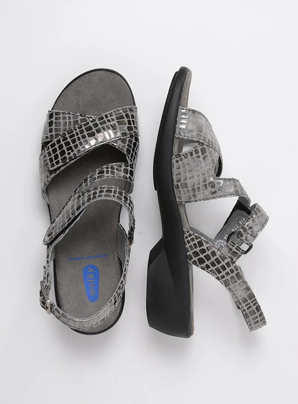 wolky sandalen 00776 fria 20200 grijs crocolook leer top