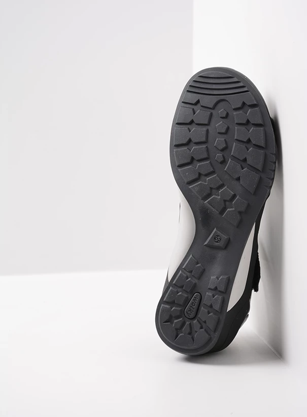 wolky sandalen 01050 ripple 03000 zwart microfiber sole
