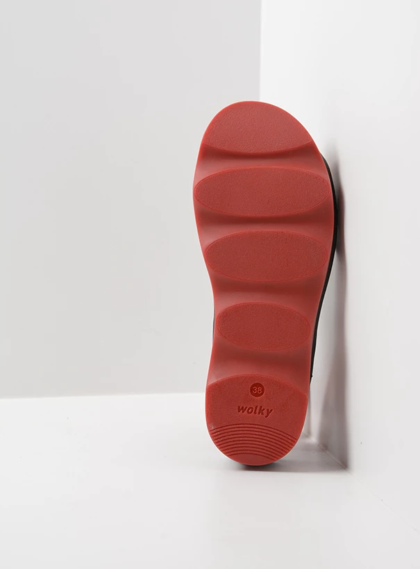 wolky sandalen 02351 plata 33500 rood leer sole
