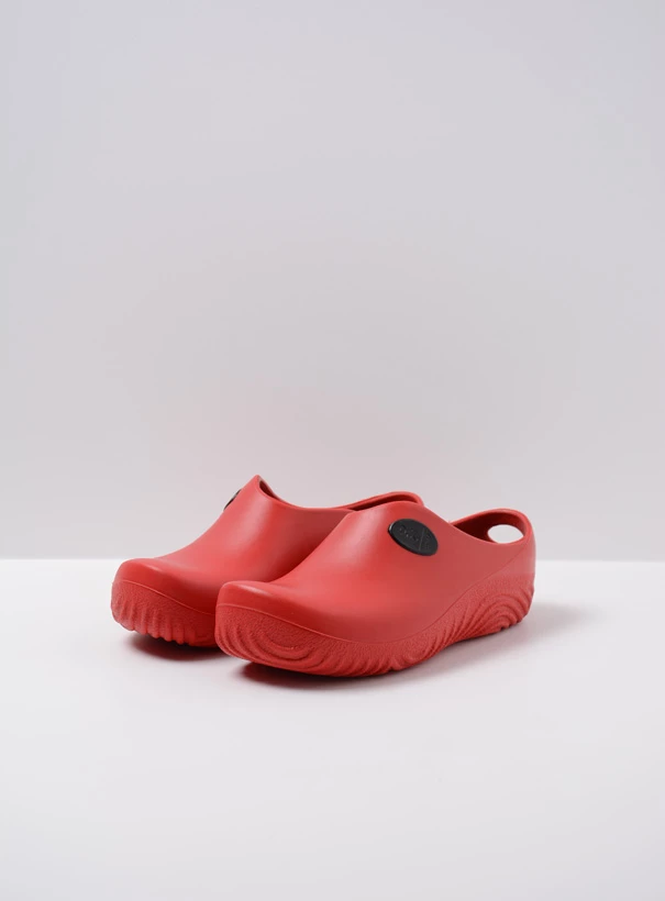wolky medisch 02550 ok clog klomp 90500 rood pu front