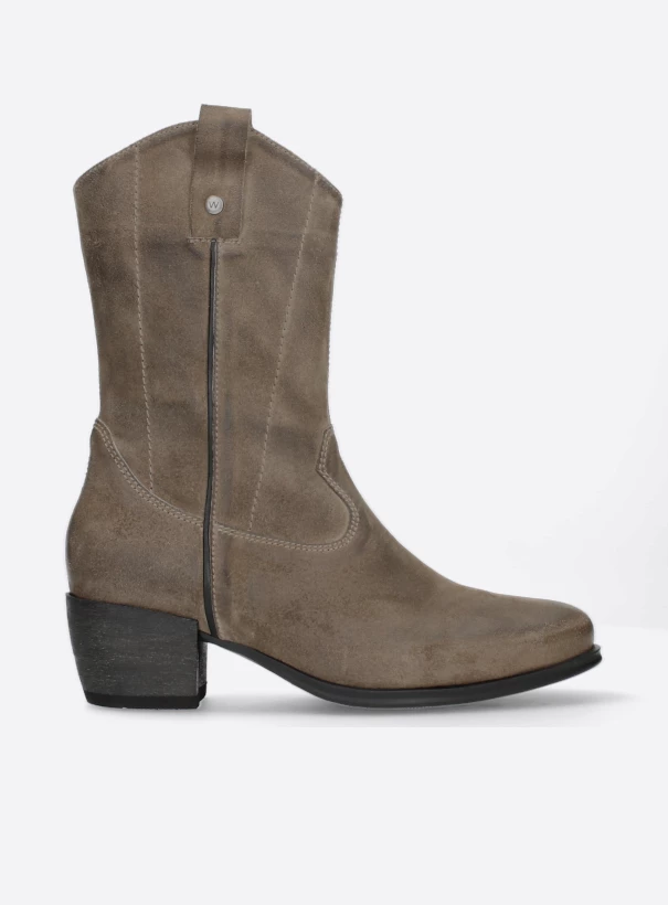 wolky cowboylaarzen 02880 caprock hv 45150 taupe suede