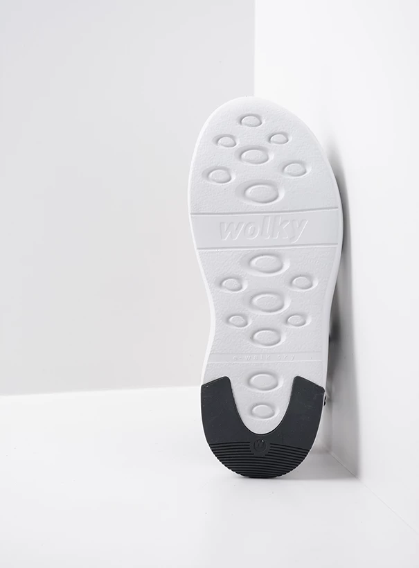wolky sandalen 05650 cirro 30010 zwart wit leer sole
