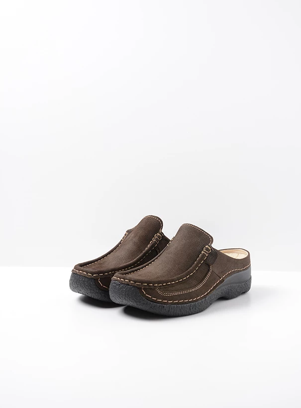 wolky extra comfort 06202 roll slide 11770 cactus nubuck front