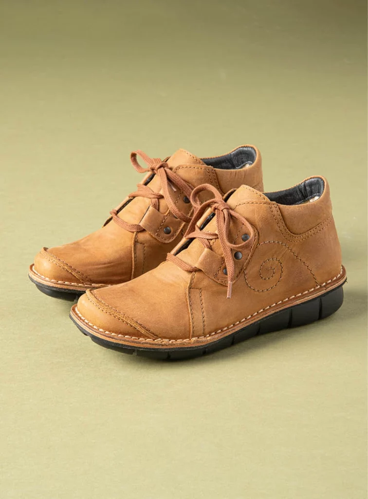 wolky extra comfort 08384 gallo 12360 camel nubuck detail